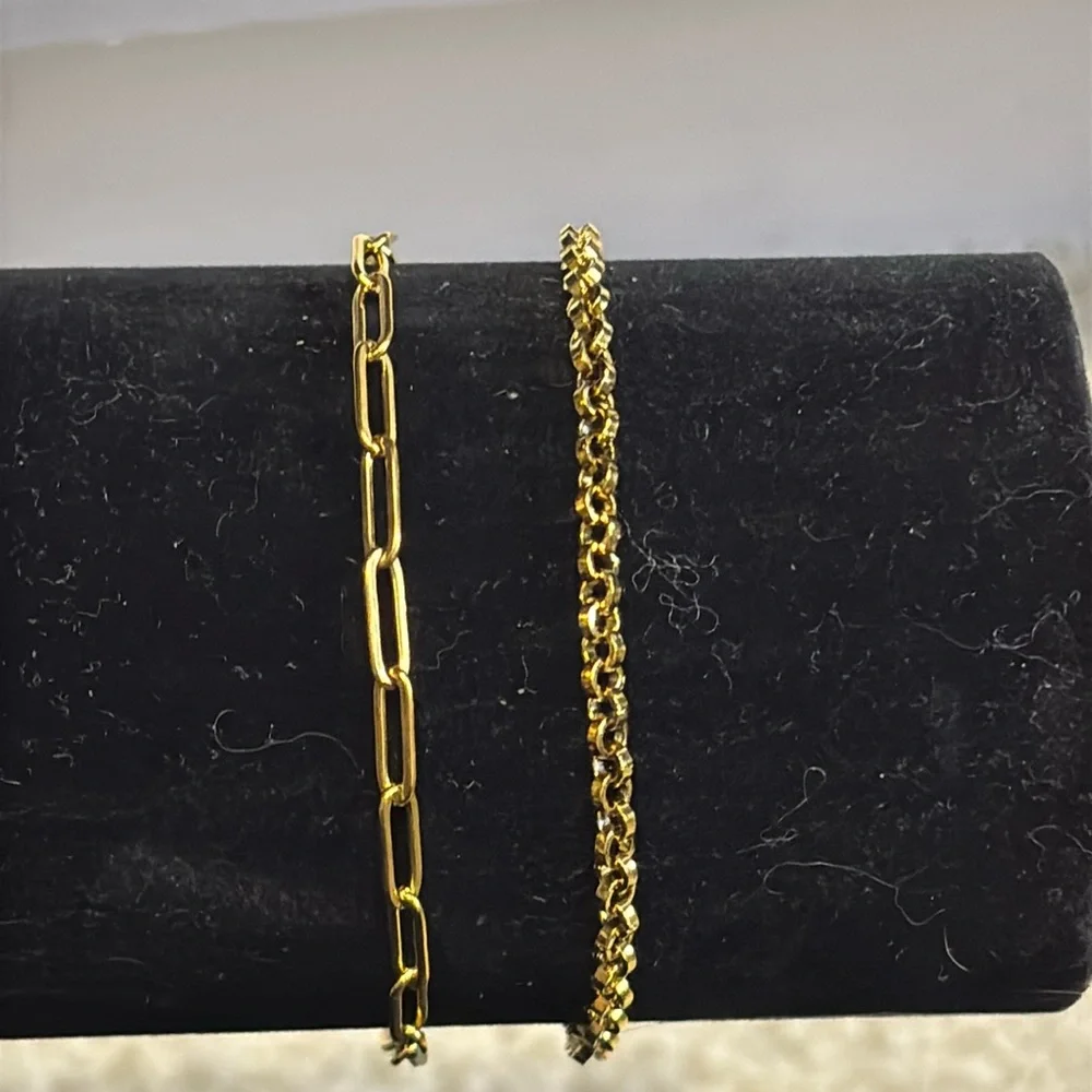 NWOT ST3 Gold over stainless steel bracelet